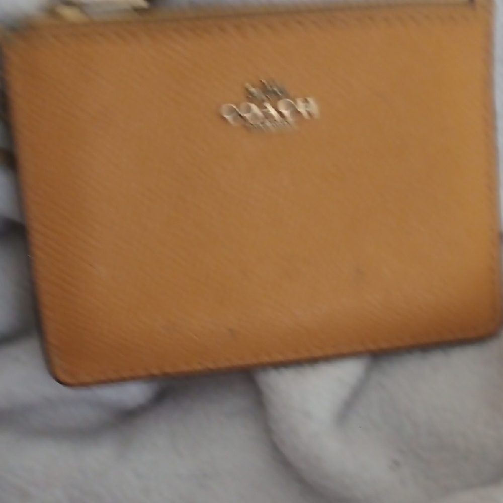 Coach Tan Leather Wallet